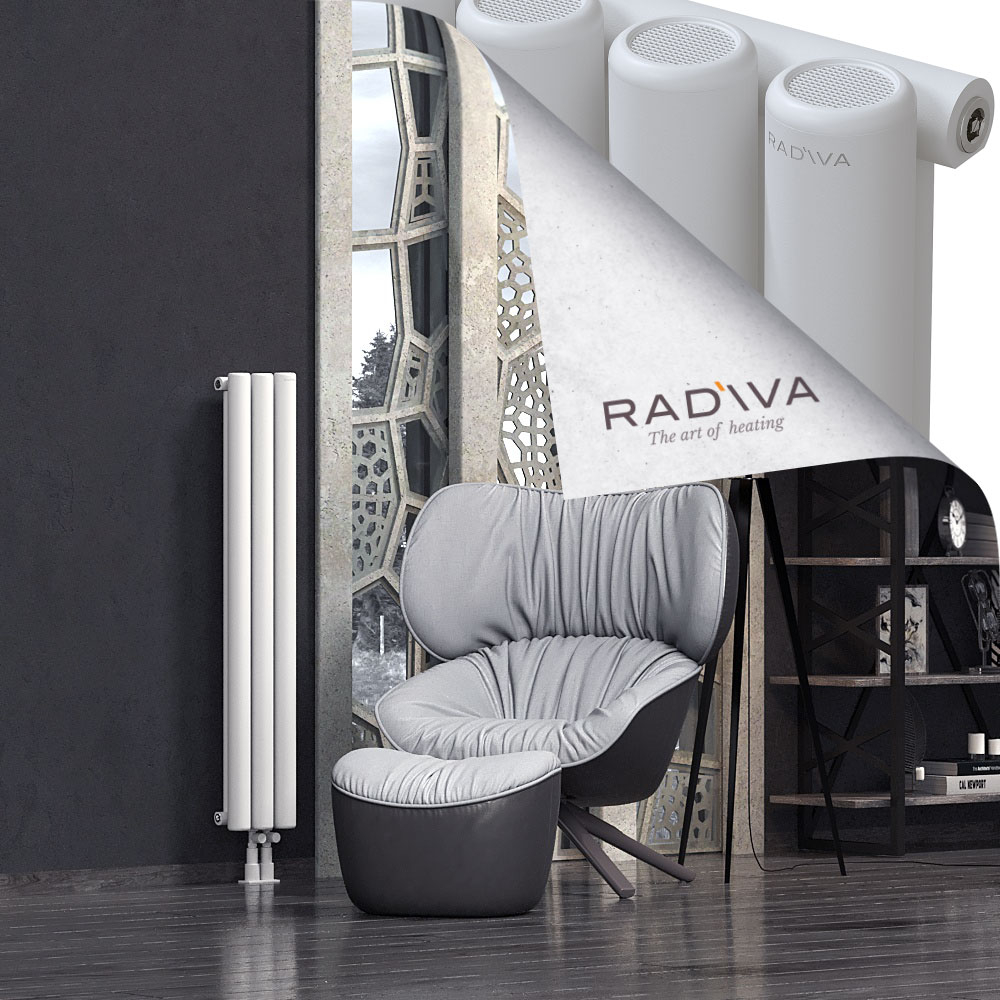 Mati Radiateur En Aluminium 1200x218 Blanc - 4