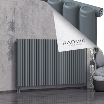 Mati Radiateur En Aluminium 1200x2290 Anthracite Bas à gauche 50mm