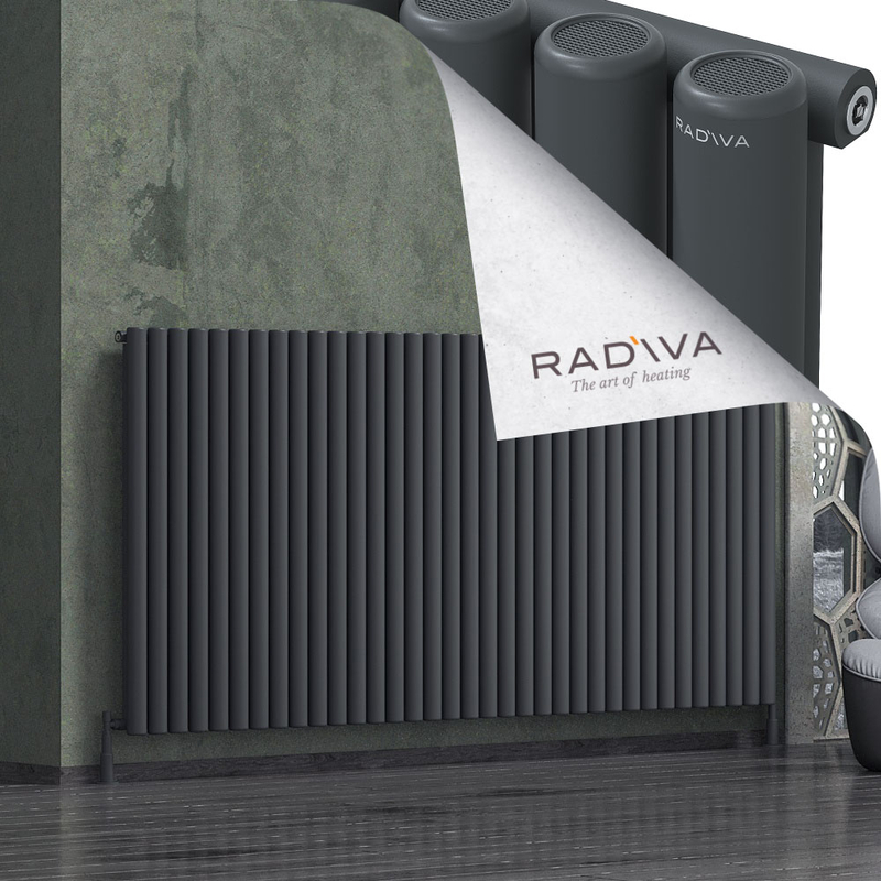 Mati Radiateur En Aluminium 1200x2586 Anthracite Foncé 