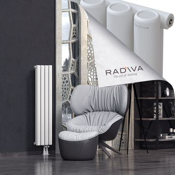 Mati Radiateur En Aluminium 1200x292 Blanc Bas à droite 50mm