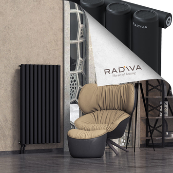 Mati Radiateur En Aluminium 1200x736 Noir Bas à gauche 50mm