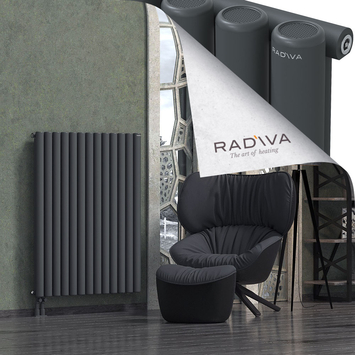 Mati Radiateur En Aluminium 1200x958 Anthracite Foncé Bas à gauche 50mm