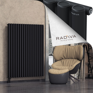 Mati Radiateur En Aluminium 1500x1254 Noir Bas à gauche 50mm