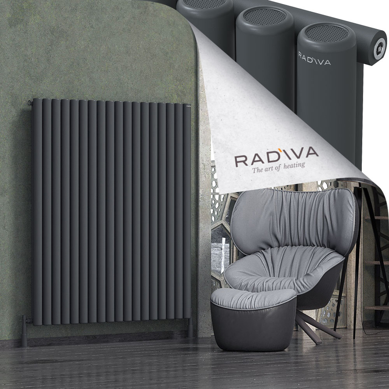 Mati Radiateur En Aluminium 1500x1328 Anthracite Foncé 