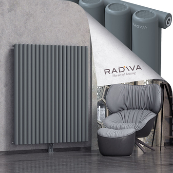 Mati Radiateur En Aluminium 1500x1402 Anthracite Bas Milieu 50mm