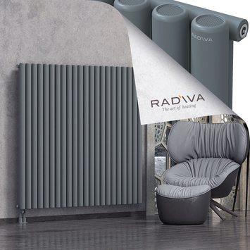 Mati Radiateur En Aluminium 1500x1624 Anthracite Bas à gauche 50mm