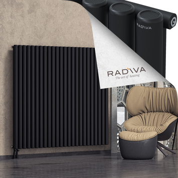 Mati Radiateur En Aluminium 1500x1772 Noir Bas à gauche 50mm