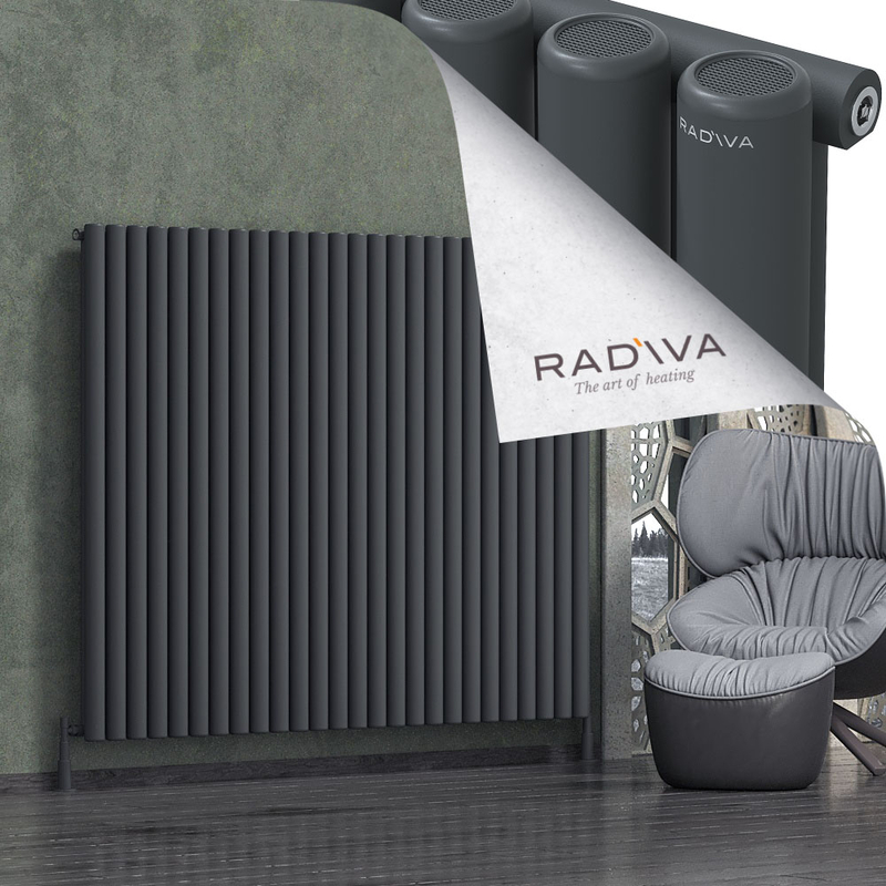 Mati Radiateur En Aluminium 1500x1920 Anthracite Foncé 