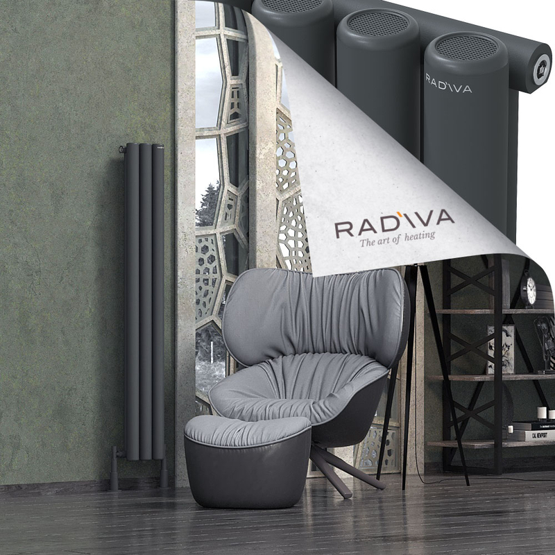 Mati Radiateur En Aluminium 1500x218 Anthracite Foncé 
