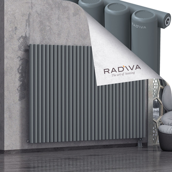 Mati Radiateur En Aluminium 1500x2364 Anthracite Bas à droite 50mm