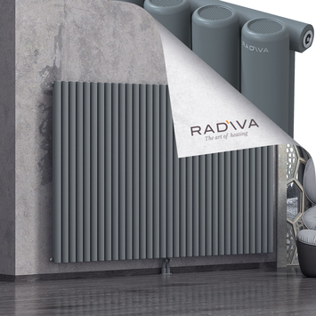 Mati Radiateur En Aluminium 1500x2438 Anthracite Bas Milieu 50mm
