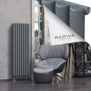 Mati Radiateur En Aluminium 1500x588 Anthracite Bas à gauche 50mm