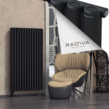 Mati Radiateur En Aluminium 1500x958 Noir Bas à gauche 50mm