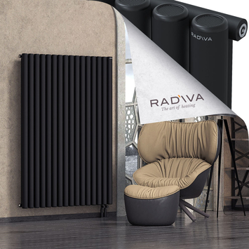 Mati Radiateur En Aluminium 1600x1180 Noir Bas à droite 50mm