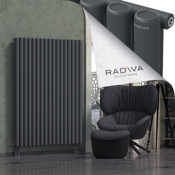 Mati Radiateur En Aluminium 1600x1254 Anthracite Foncé Bas à gauche 50mm
