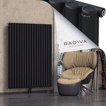 Mati Radiateur En Aluminium 1600x1328 Noir Bas Milieu 50mm