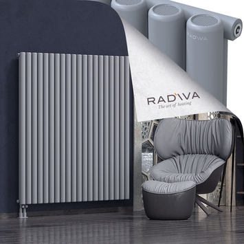 Mati Radiateur En Aluminium 1600x1476 Gris Bas à gauche 50mm