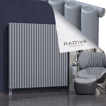 Mati Radiateur En Aluminium 1600x1846 Gris Bas à gauche 50mm