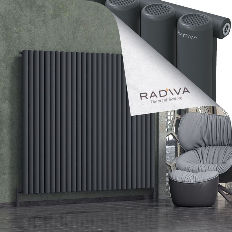Mati Radiateur En Aluminium 1600x1920 Anthracite Foncé 