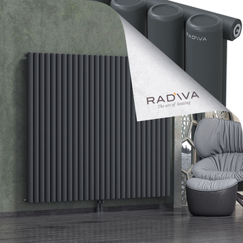 Mati Radiateur En Aluminium 1600x1994 Anthracite Foncé Bas Milieu 50mm