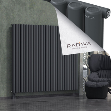 Mati Radiateur En Aluminium 1600x1994 Anthracite Foncé Bas à gauche 50mm
