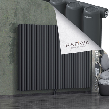 Mati Radiateur En Aluminium 1600x2290 Anthracite Foncé Bas Milieu 50mm