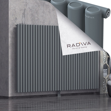 Mati Radiateur En Aluminium 1600x2586 Anthracite Bas Milieu 50mm