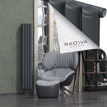 Mati Radiateur En Aluminium 1600x292 Anthracite Foncé Bas Milieu 50mm