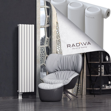 Mati Radiateur En Aluminium 1600x440 Blanc Bas à gauche 50mm