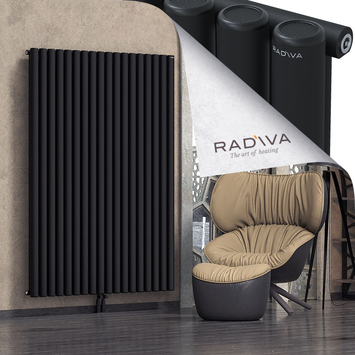 Mati Radiateur En Aluminium 1800x1328 Noir Bas Milieu 50mm