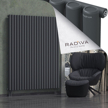 Mati Radiateur En Aluminium 1800x1550 Anthracite Foncé Bas à gauche 50mm