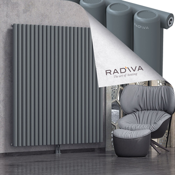 Mati Radiateur En Aluminium 1800x1698 Anthracite Bas Milieu 50mm