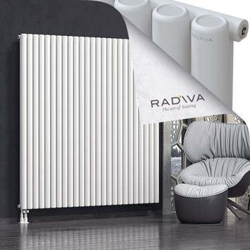 Mati Radiateur En Aluminium 1800x1846 Blanc Bas à gauche 50mm