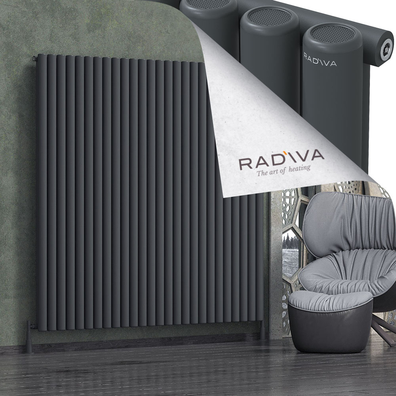 Mati Radiateur En Aluminium 1800x1920 Anthracite Foncé 