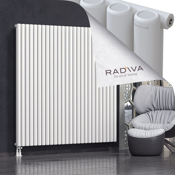Mati Radiateur En Aluminium 1800x1920 Blanc Bas à gauche 50mm