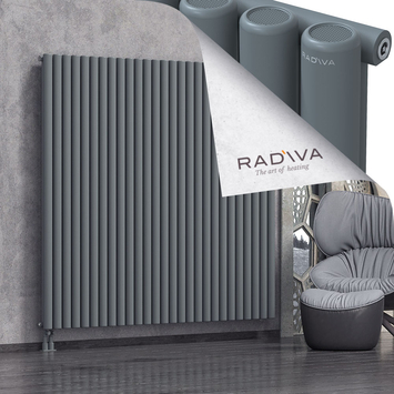 Mati Radiateur En Aluminium 1800x1994 Anthracite Bas à gauche 50mm