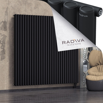 Mati Radiateur En Aluminium 1800x2142 Noir Bas à droite 50mm