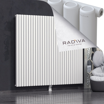 Mati Radiateur En Aluminium 1800x2216 Blanc Bas Milieu 50mm