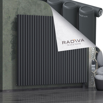 Mati Radiateur En Aluminium 1800x2364 Anthracite Foncé Bas à droite 50mm