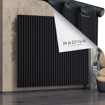 Mati Radiateur En Aluminium 1800x2364 Noir Bas à droite 50mm