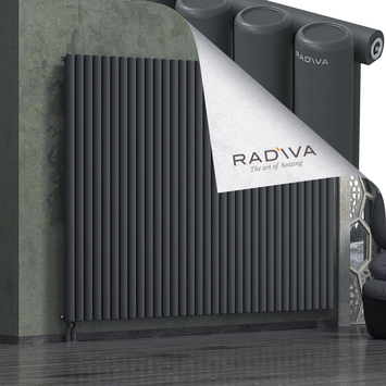 Mati Radiateur En Aluminium 1800x2438 Anthracite Foncé Bas à gauche 50mm