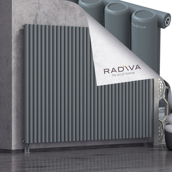 Mati Radiateur En Aluminium 1800x2586 Anthracite Bas à gauche 50mm