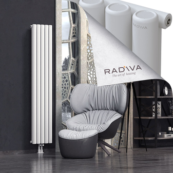 Mati Radiateur En Aluminium 1800x366 Blanc Bas Milieu 50mm