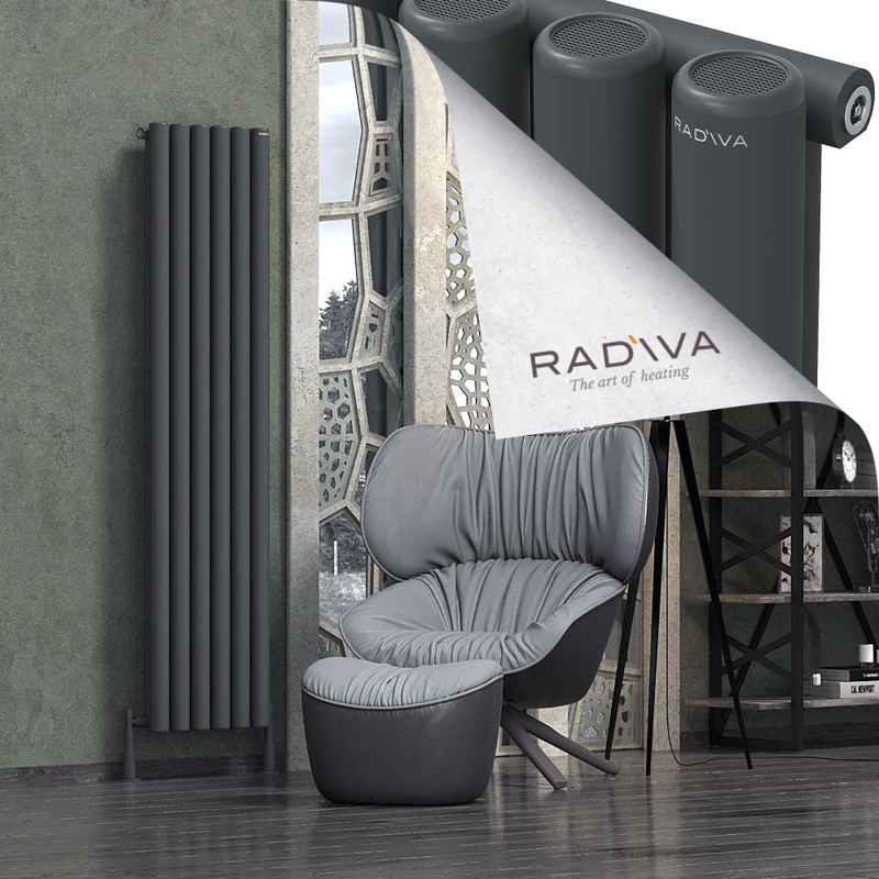Mati Radiateur En Aluminium 1800x440 Anthracite Foncé 
