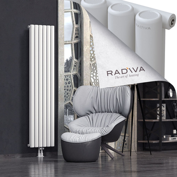 Mati Radiateur En Aluminium 1800x440 Blanc Bas Milieu 50mm