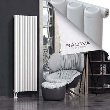 Mati Radiateur En Aluminium 1800x662 Blanc Bas à gauche 50mm