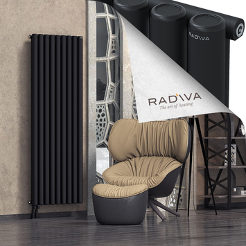 Mati Radiateur En Aluminium 1800x662 Noir Bas à gauche 50mm
