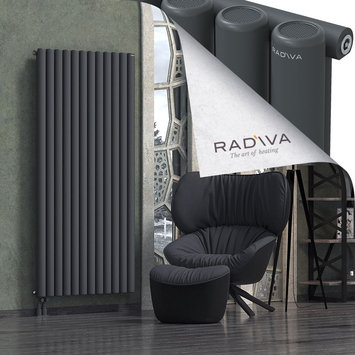 Mati Radiateur En Aluminium 1800x884 Anthracite Foncé Bas à gauche 50mm