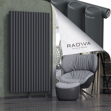 Mati Radiateur En Aluminium 1900x1180 Anthracite Foncé Bas Milieu 50mm