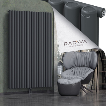 Mati Radiateur En Aluminium 1900x1328 Anthracite Foncé Bas Milieu 50mm